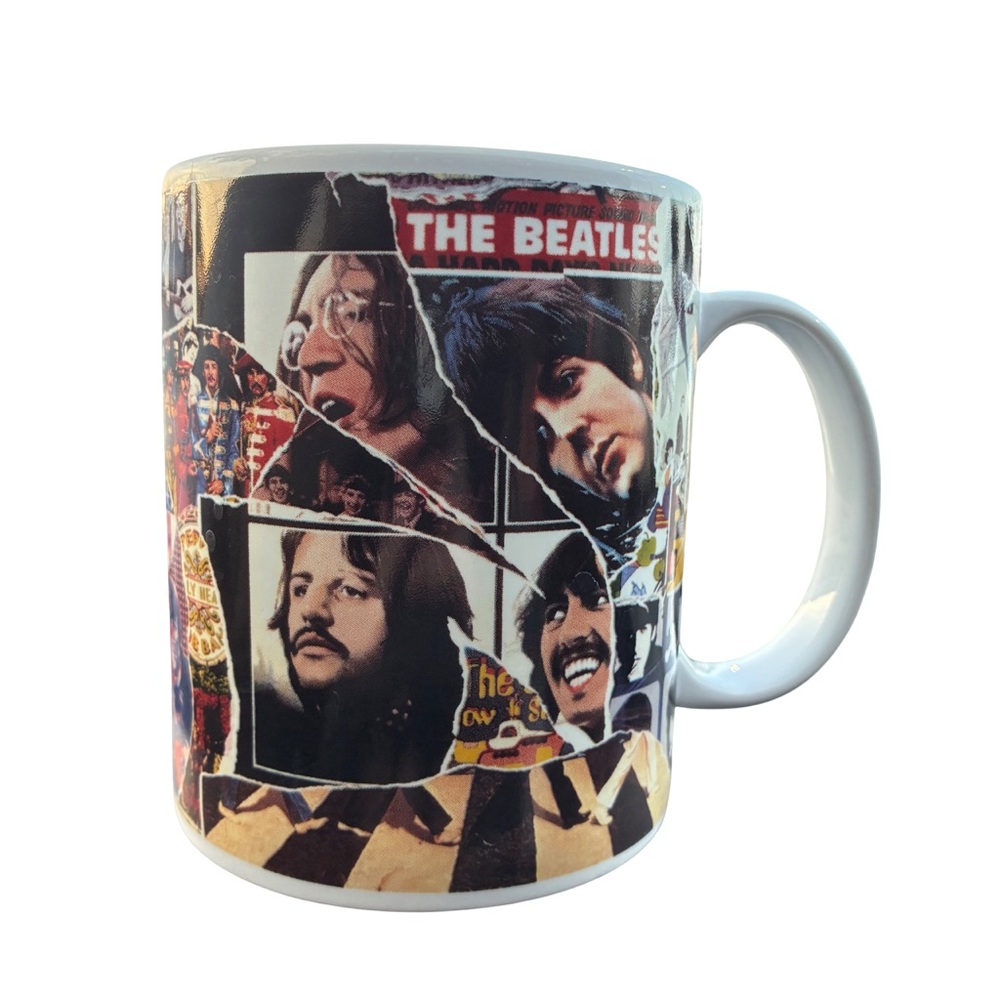 The Beatles 2005 All Star Show Photo Collage Coffee Mug Collectible Anthology